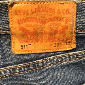 LEVI BLUE DENIM JEANS MENS